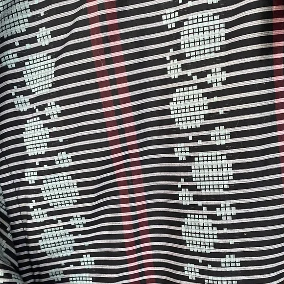 Robert Graham Black and Red Striped Dress Shirt - Picture 3 of 14